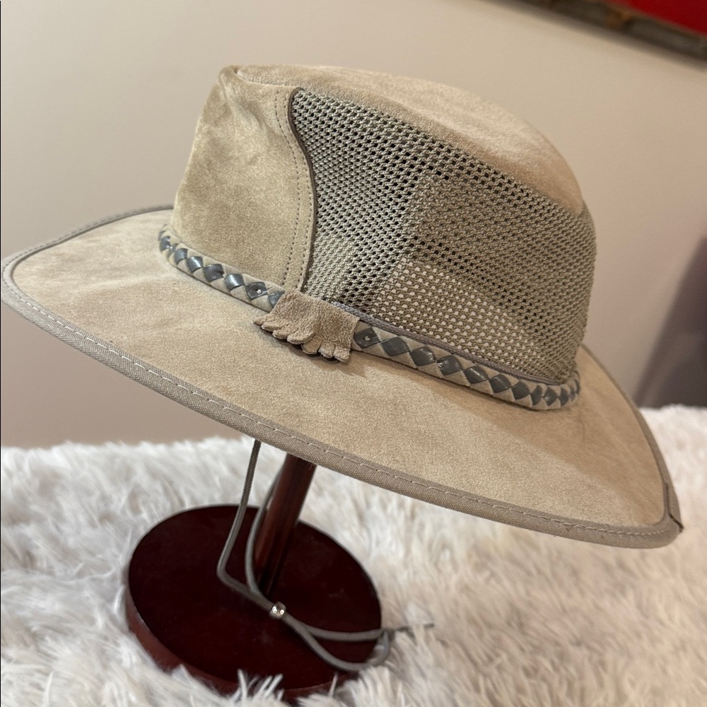 Monterey Bay Sirocco Sun leather waterproof mesh Hat M/L